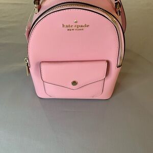 Kate Spade Pink Backpack Elegant Minimalist Design